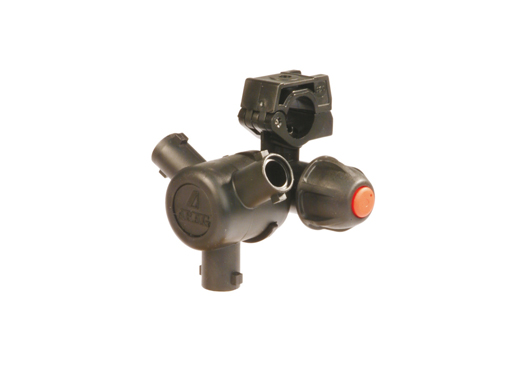 Agriculture spraying equipment nozzles housing